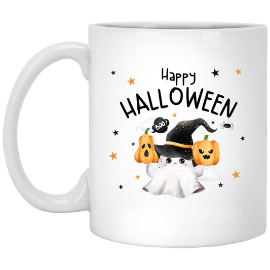 Happy Halloween 11oz White Mug