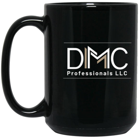 DMC Personalized 15oz Black Mug