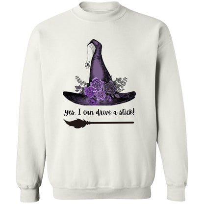 Yes I Can Drive a Stick! / Crewneck Pullover Sweatshirt