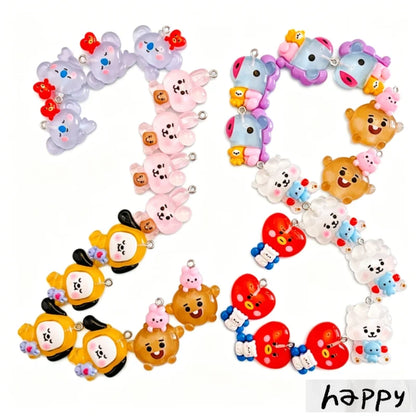 Cute Backpack Charms – 10-Pack Bag Accessories
