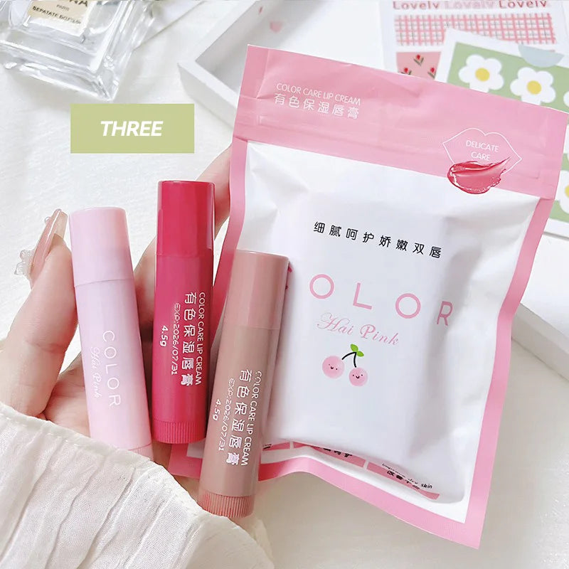 3-Piece Tinted Lip Balm Gift Set