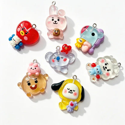 Cute Backpack Charms – 10-Pack Bag Accessories