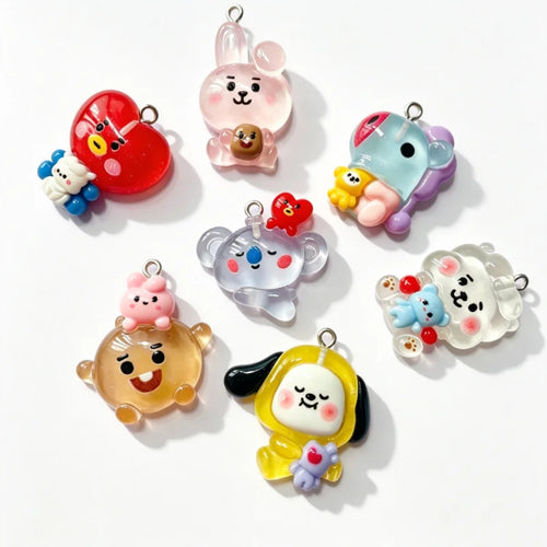 Cute Backpack Charms – 10-Pack Bag Accessories