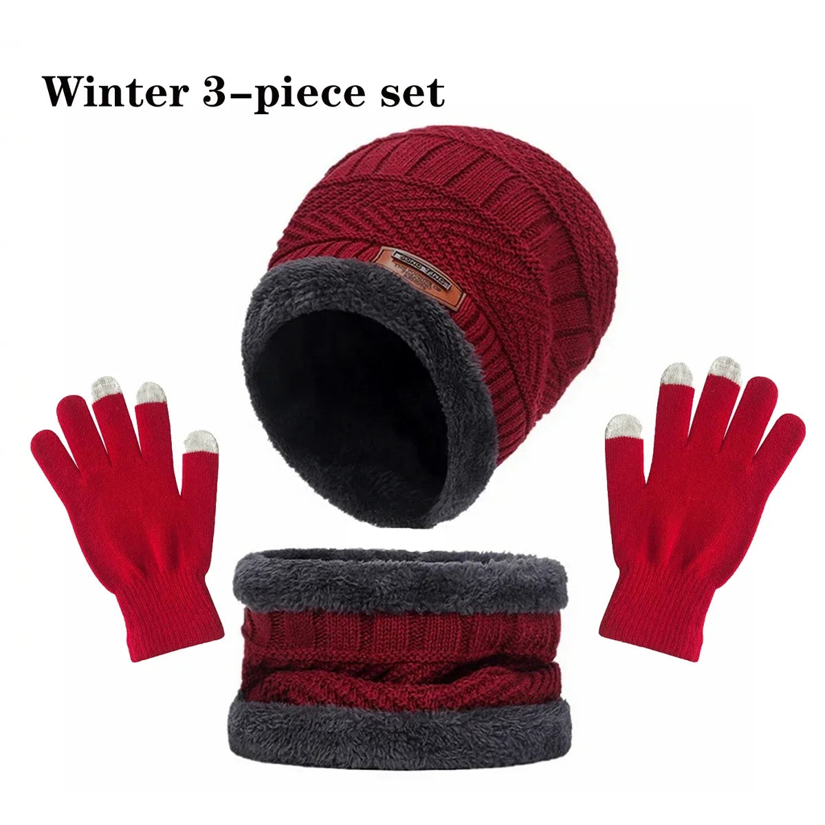 Chunky Knit Scarf & Beanie Set