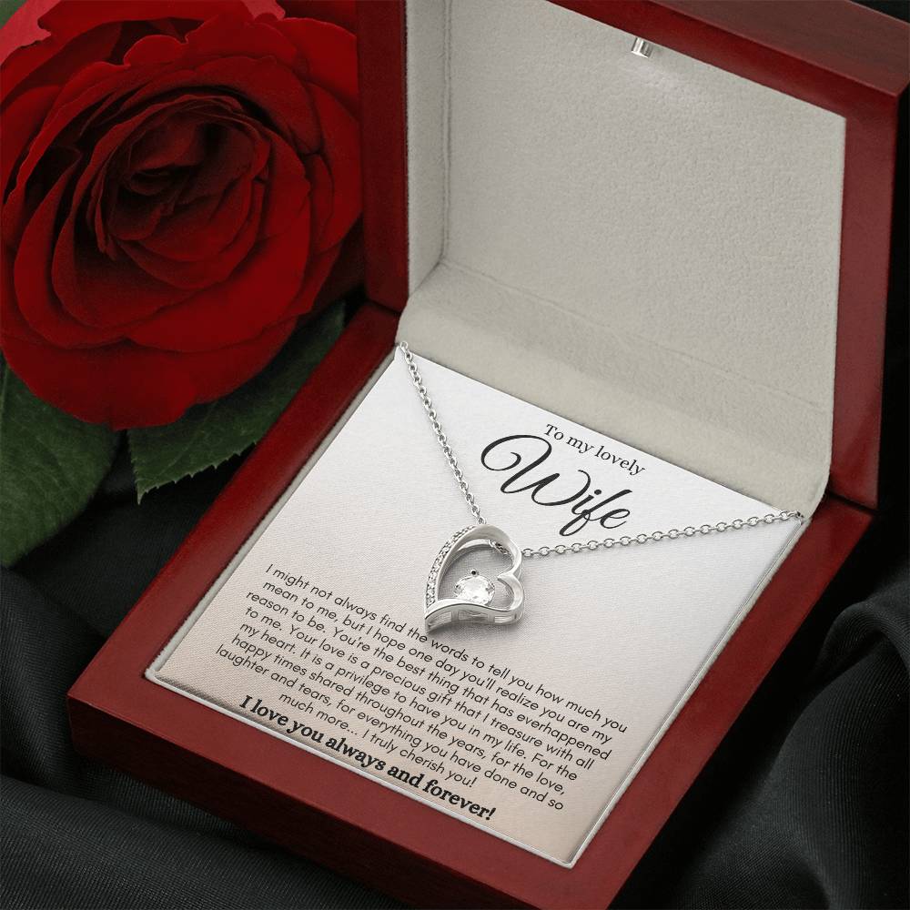 To My Lovely Wife / How Much Your Love Means to me / Forever Love Necklace