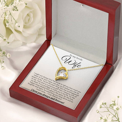 To My Lovely Wife / How Much Your Love Means to me / Forever Love Necklace