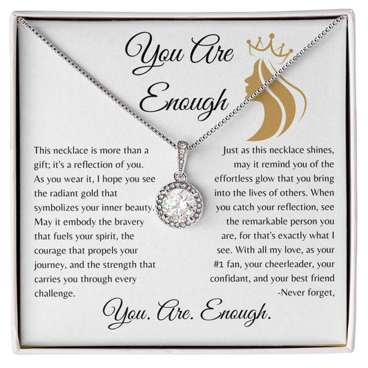 You Are Enough / The radiant Gold That Symbolizes Your Inner Beauty /  Eternal Hope Necklace