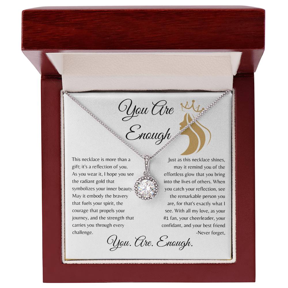 You Are Enough / The radiant Gold That Symbolizes Your Inner Beauty /  Eternal Hope Necklace