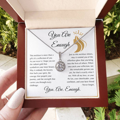 You Are Enough / The radiant Gold That Symbolizes Your Inner Beauty /  Eternal Hope Necklace