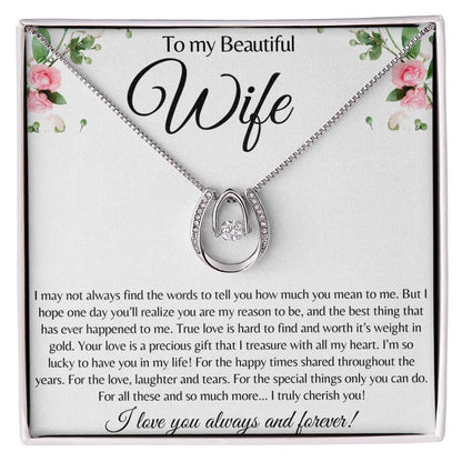 To My Beautiful Wife / Pendant Necklace