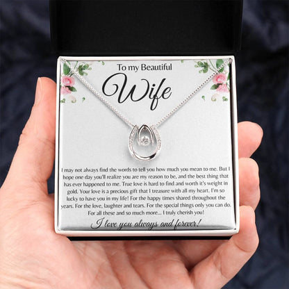 To My Beautiful Wife / Pendant Necklace