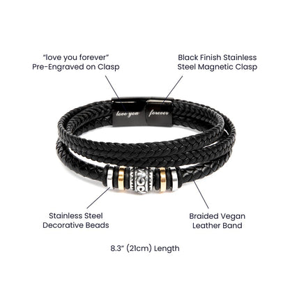 Men's Love You Forever Bracelet!