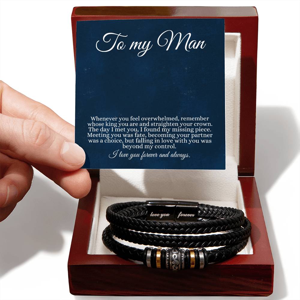 Men's Love You Forever Bracelet!